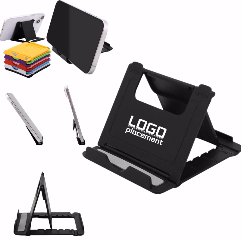 Foldable Phone Tablet Stand, Portable Logo Print