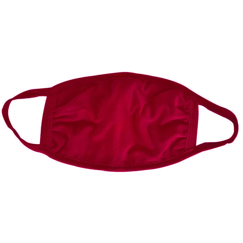 Maroon Cotton Face Mask 1