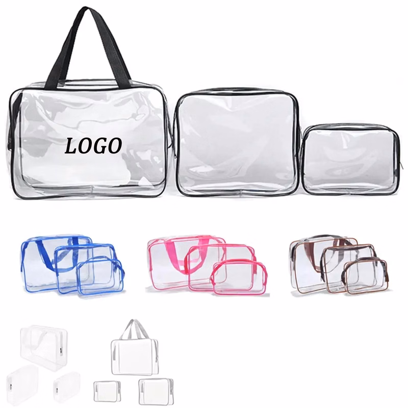 PVC Transparent Waterproof Cosmetic Bag