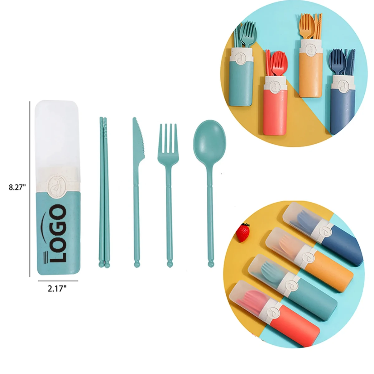 Cutlery Portable Tableware Set with Case 1