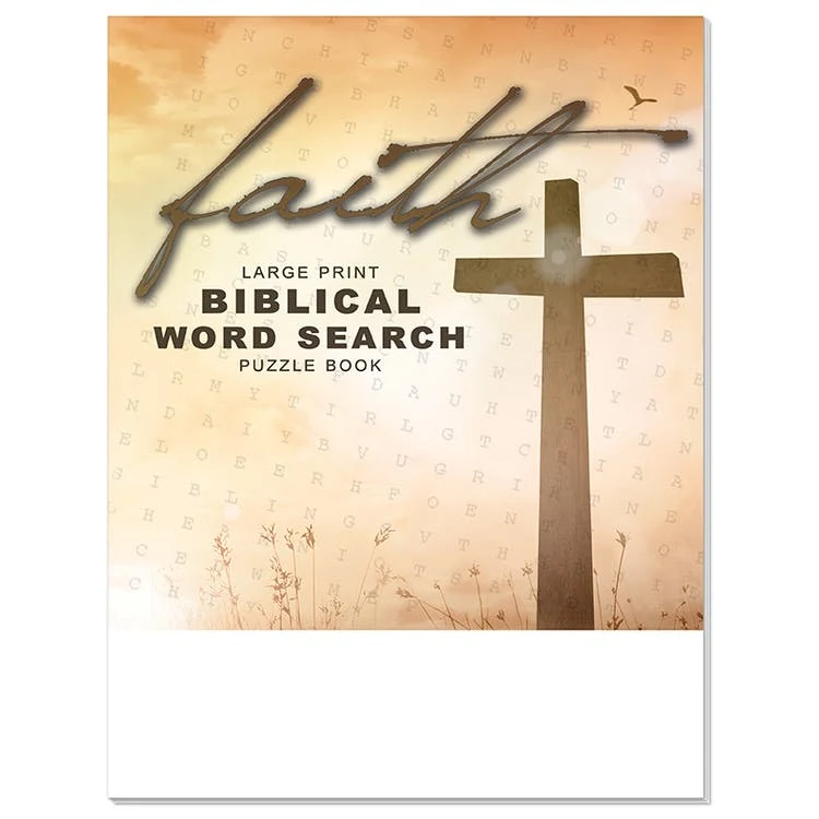 Biblical Word Search Puzzle Books- Faith 32 Pages 1