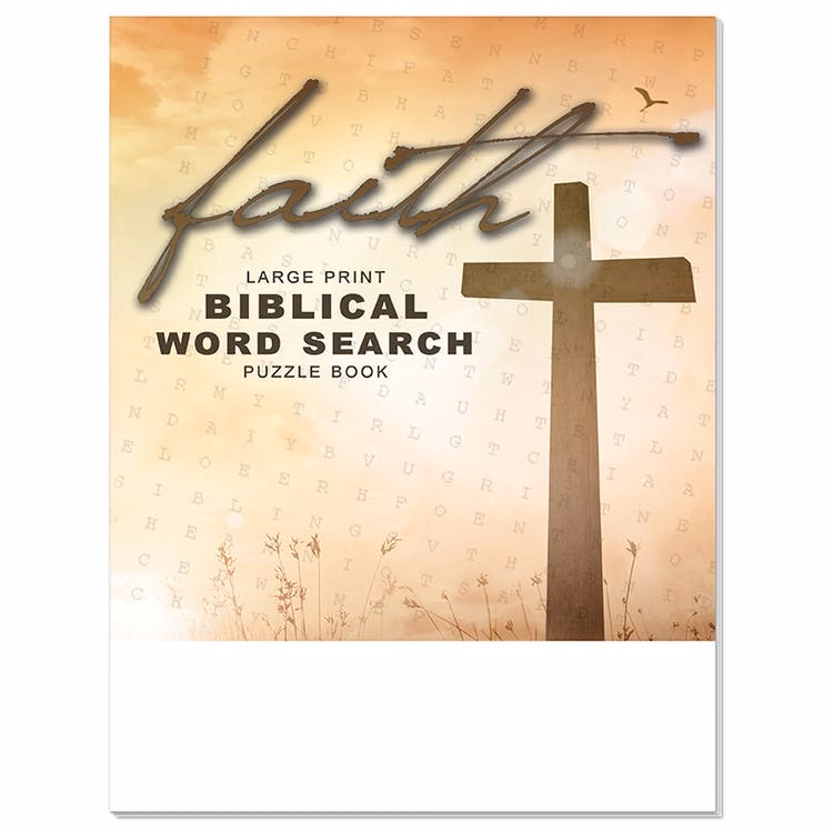 Biblical Word Search Puzzle Books- Faith 32 Pages