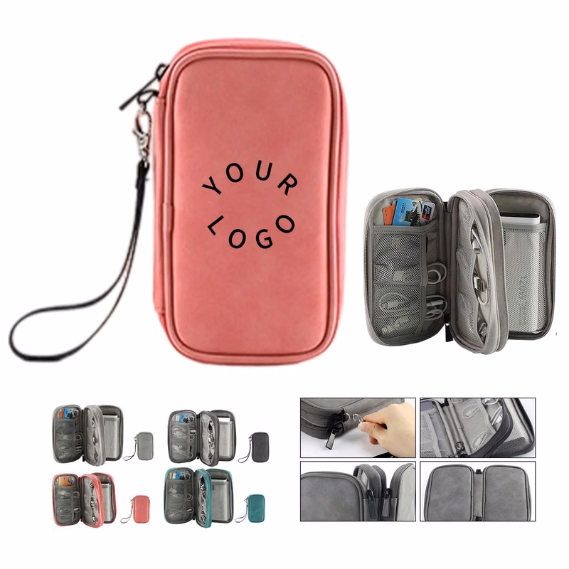 Portable Travel Organizer Pouch for Electronics