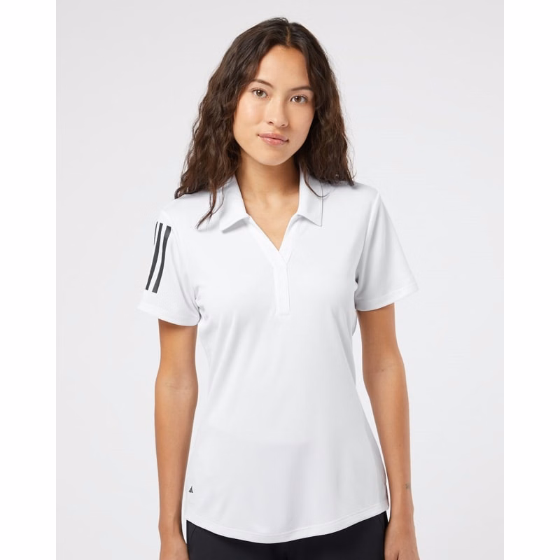Adidas Women's Floating 3-Stripes Polo - A481