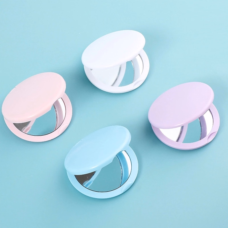 Macaron Round Folding Mirror