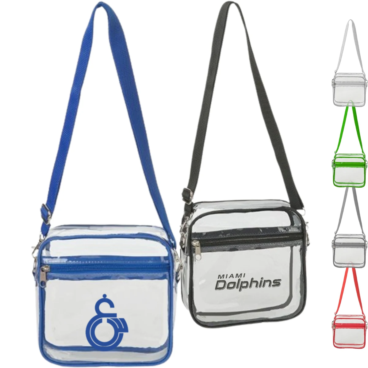 Stadium Approved Handbag Clear PVC Transparent Crossbody Bag 1