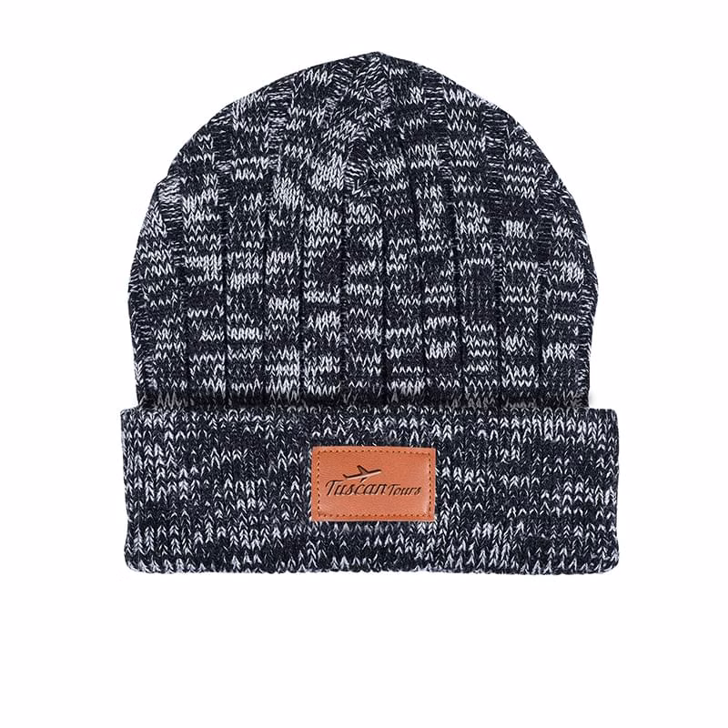 Leeman�? Heathered Knit Cuffed Rib Beanie