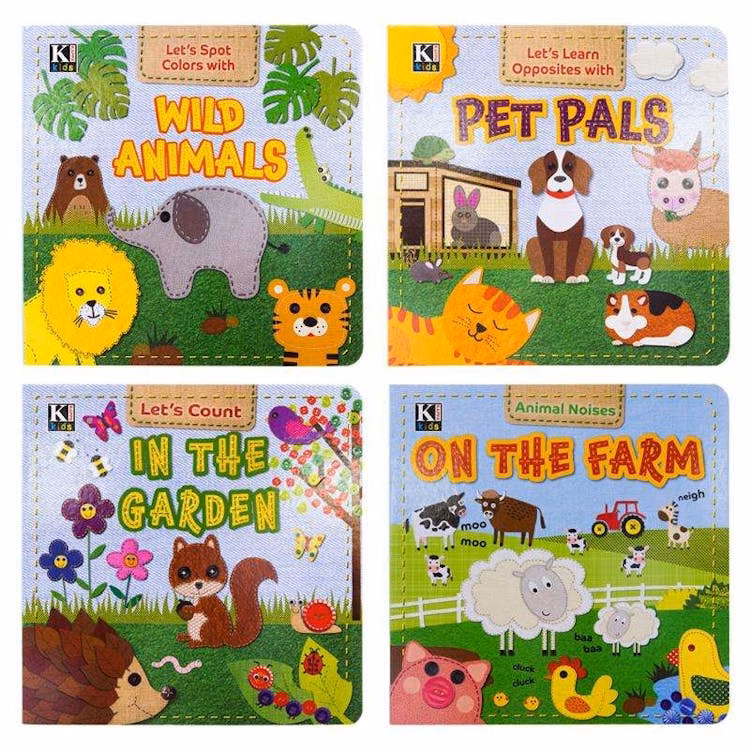 Let's Learn Board Books 4 Assorted Titles