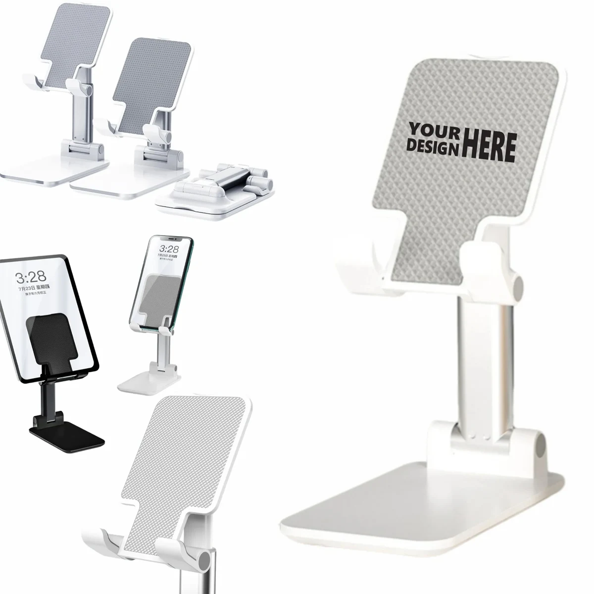 Retractable Foldable Table Phone Stand Custom Logo 1