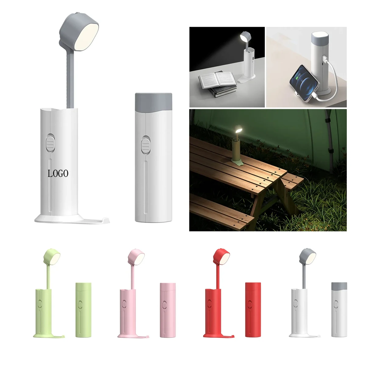 Rechargeable Telescopic Flashlight & LED Desk Lamp 1