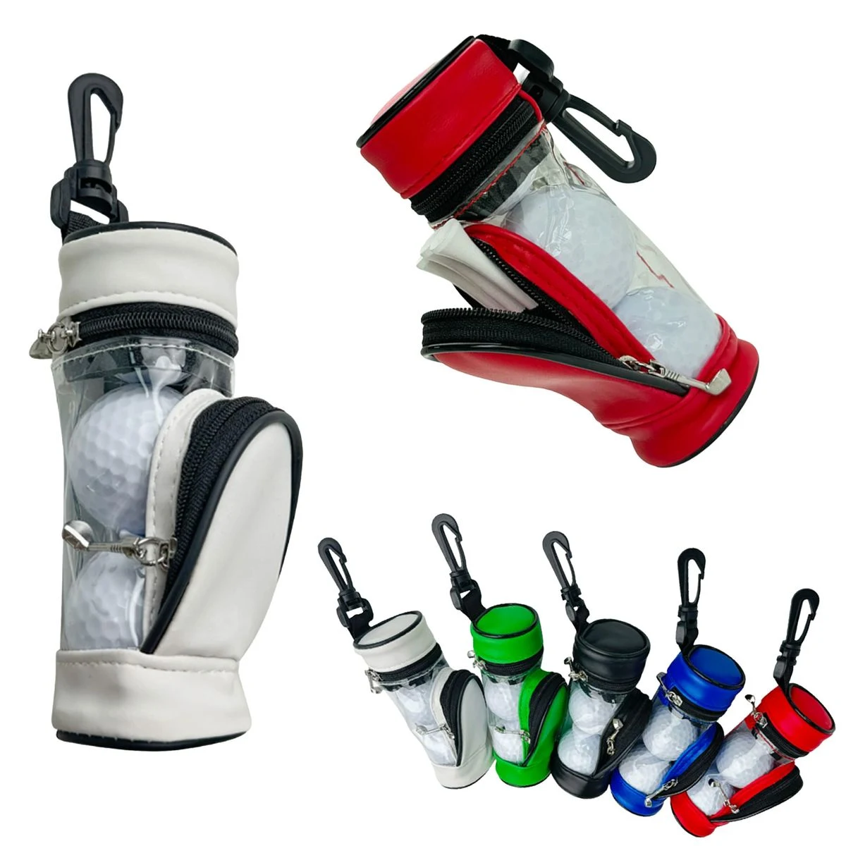 Mini See-through Golf Ball Bag 1