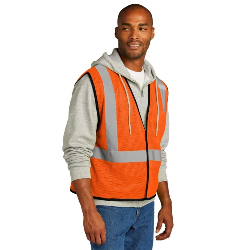 CornerStone ANSI 107 Class 2 Economy Mesh One-Pocket Vest. 1