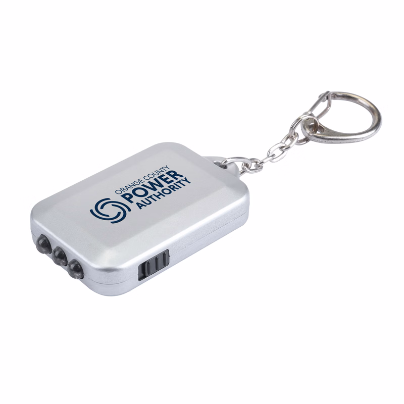 Solarian 3-LED Solar Flashlight Keychain