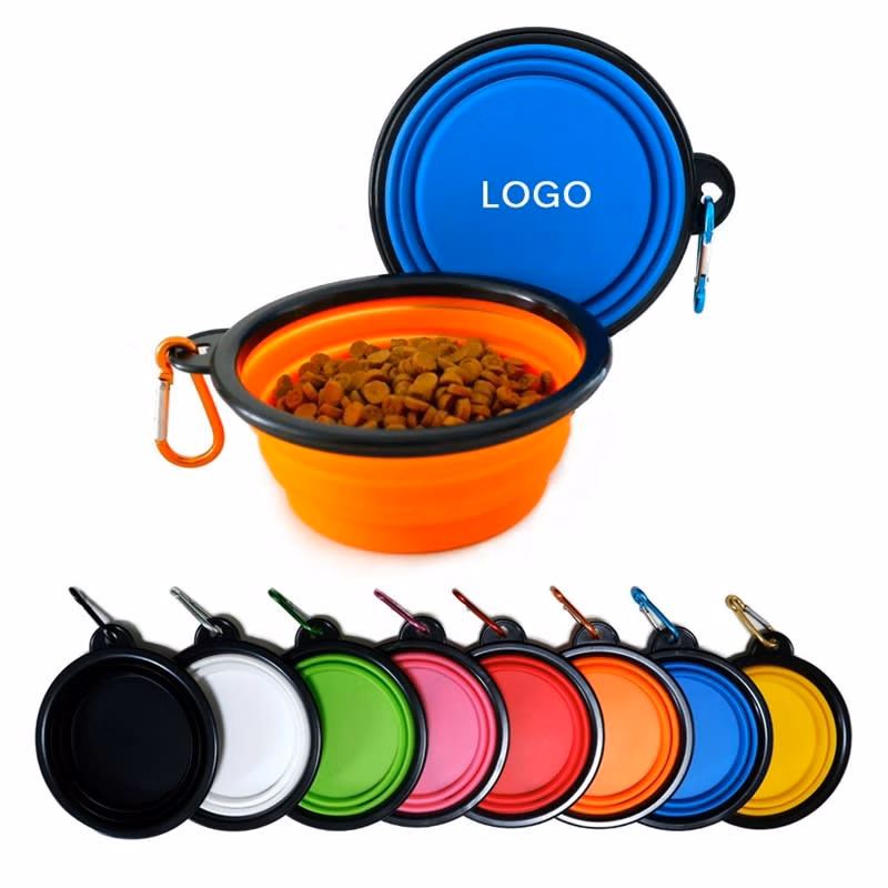 Custom Collapsible Silicone Pet Bowls
