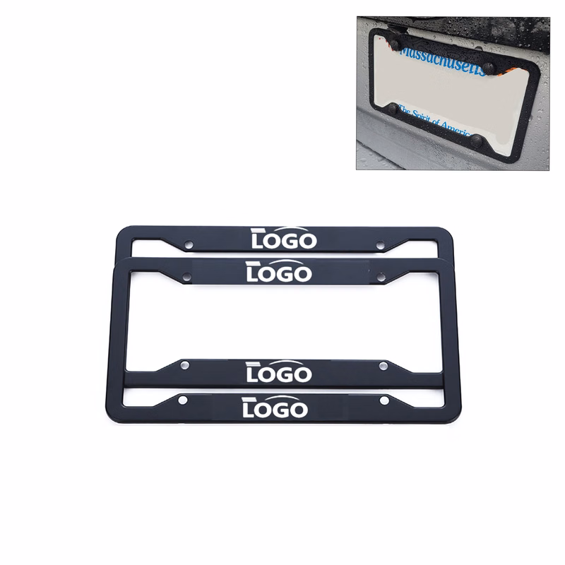 Customizable Portable Car License Plate Frame