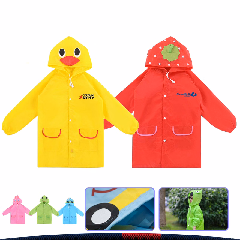 Cartoon Kids Raincoats