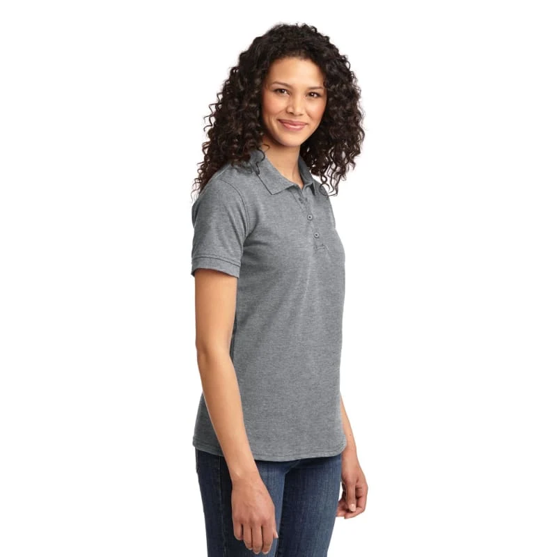 Port & Company Women's Core Blend Pique Polo. 1