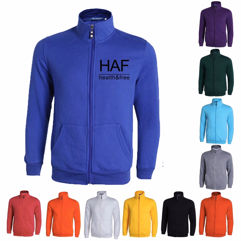 Long-sleeved Fleece Zipper Sweatershirts