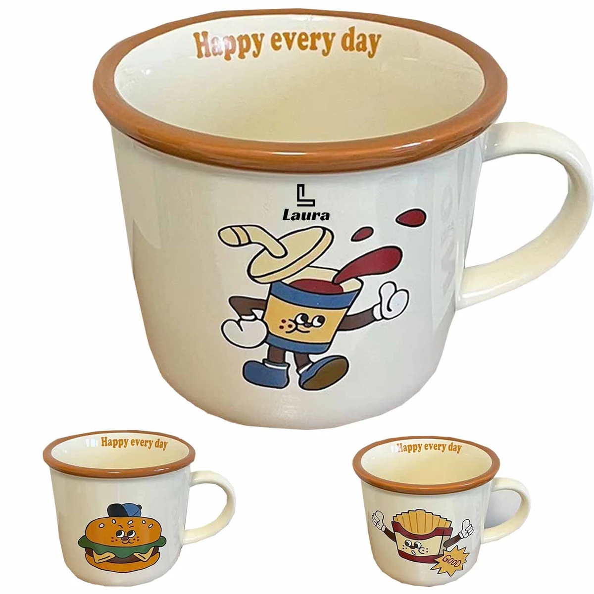 11OZ Creative mugs wholesale cartoons 1