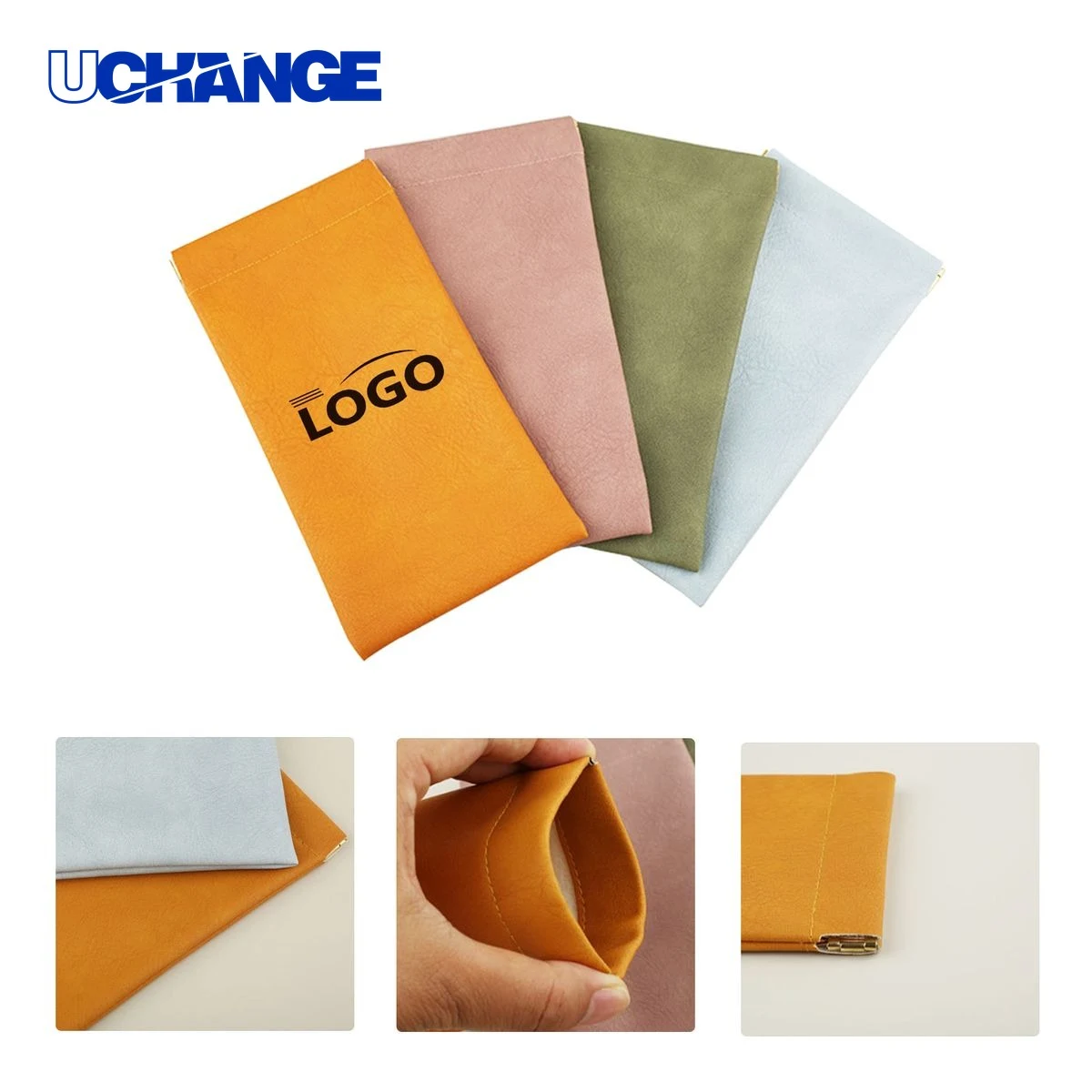 Eyewear Auto-Closure Personalized PVC Glasses Pouch Organizer 1