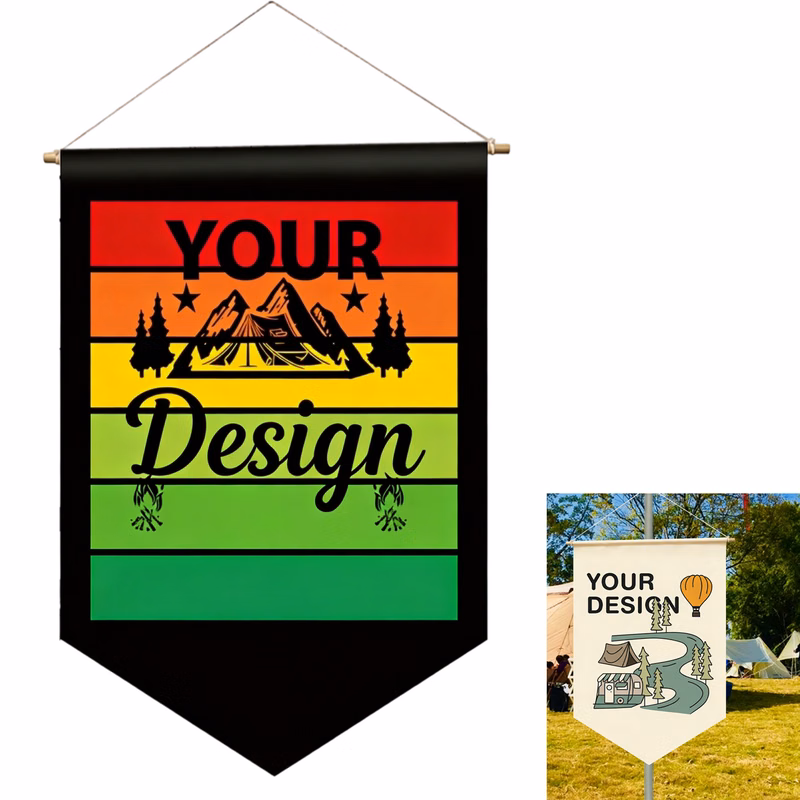 Canvas Camping Hanging Banner