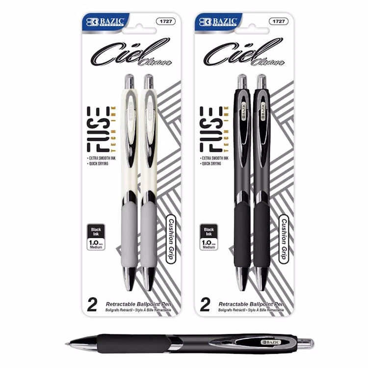 Fuse Tech Ink Retractable Pens 2pk