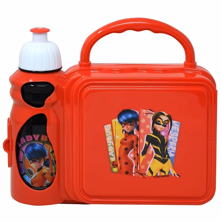 Miraculous Ladybug Lunch Boxes with Water Bottle