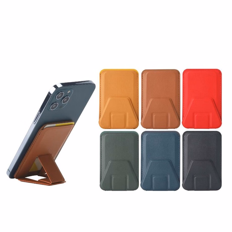 PU Stick-On Phone Holder & Wallet