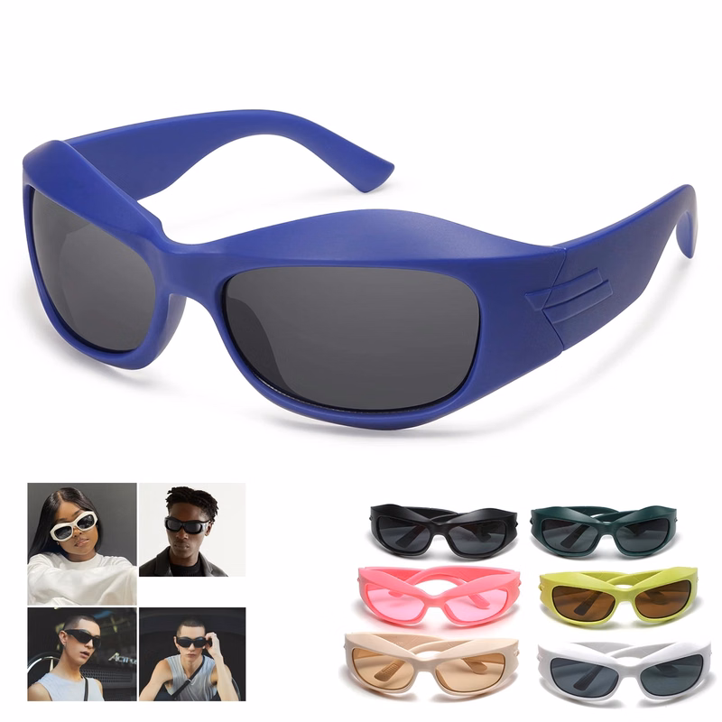 Retro UV Protection Oval Sunglasses