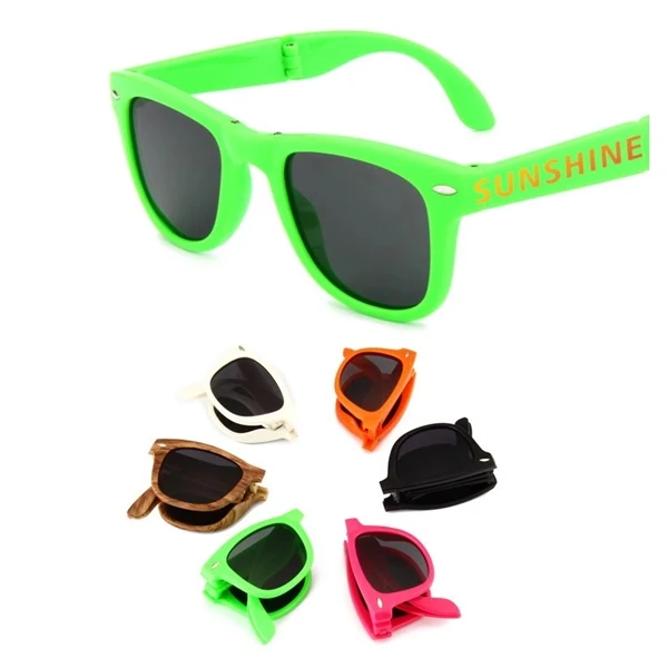Custom Polarized Foldable Sunglasses — TR90 Frame Trade Show & Outdoor Event Giveaway 1