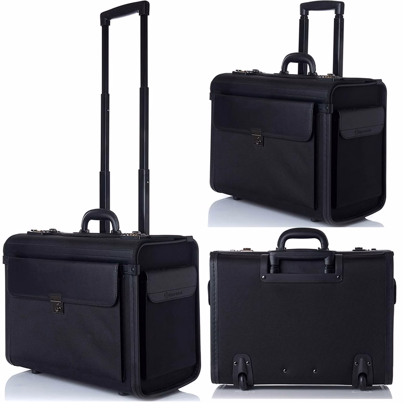 Rolling 17" Laptop Briefcase