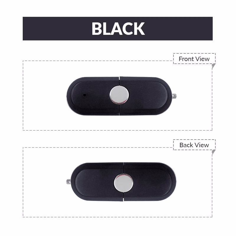 Racetrack Shaped USB Flash Drive