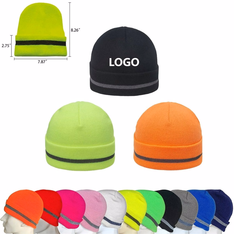 Reflective Knitted Hat Beanie