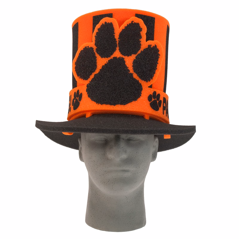 13" Foam Fan Hat, Big Paw Band