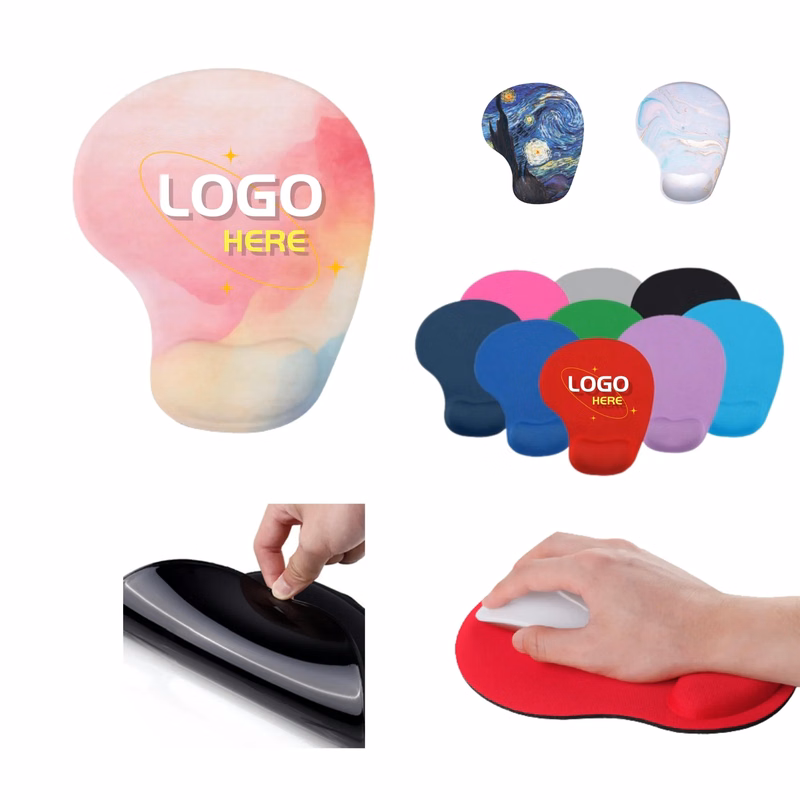 Full Color Silicone Mouse Pad Wrist Rest MOQ50