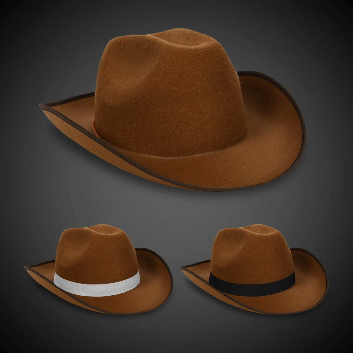 Brown Cowboy Hat(Blank) 1
