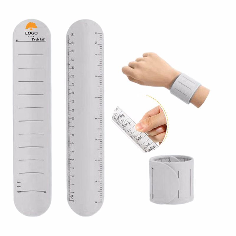 MOQ 50 Writable and Erasable To Do List Silicone Reminder Wristband