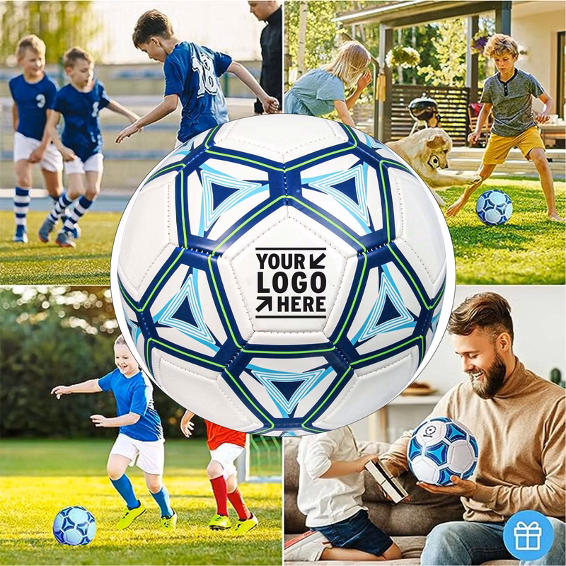 Kids Outdoor Color Change Soccer Stuff with Carry Net Needles Air Pump