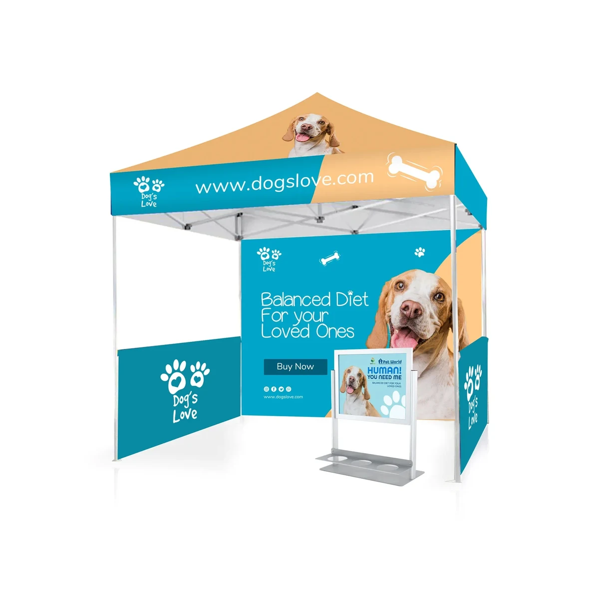 Under the Sun Pet Friendly Tent Kit 1