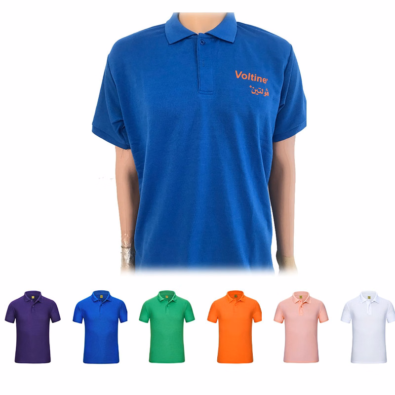 Custom Unisex 180g Cotton T-shirts Polo Shirt