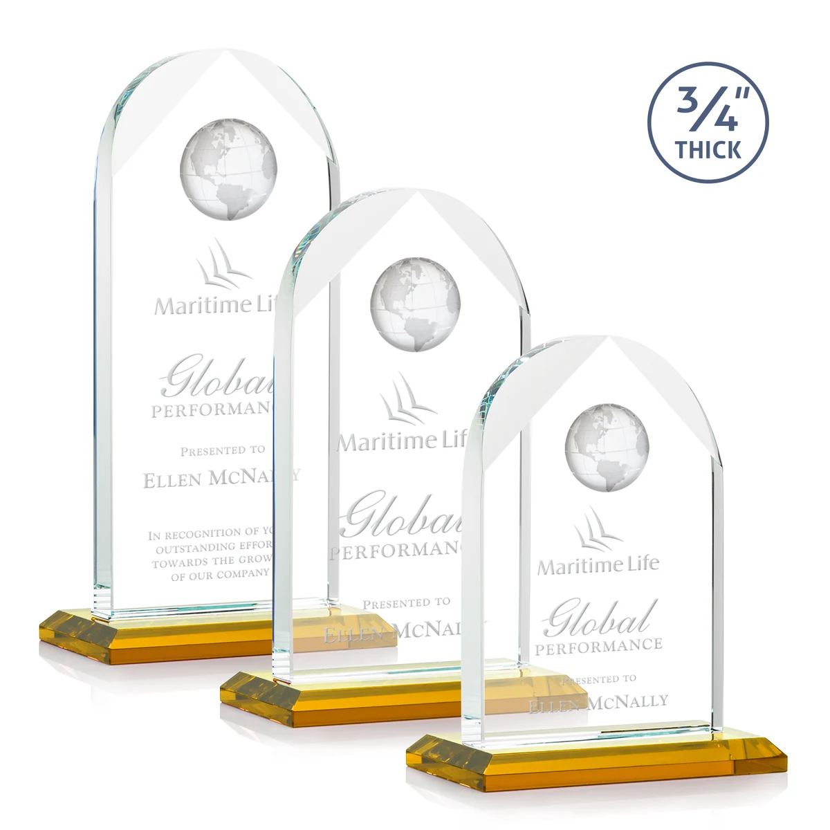 Blake Globe Award - Amber 1