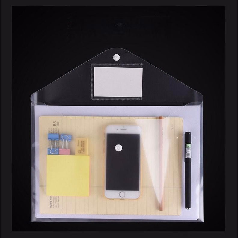 A4 Press-Seal Labeled Document Sleeve