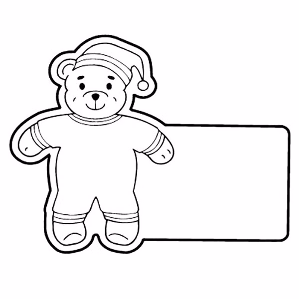 Magnet - Bear w/Box - Full Color