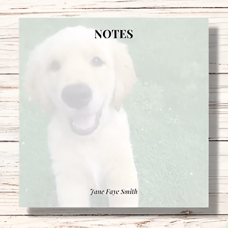 Personalized Family Collage Gift Post-it Notes