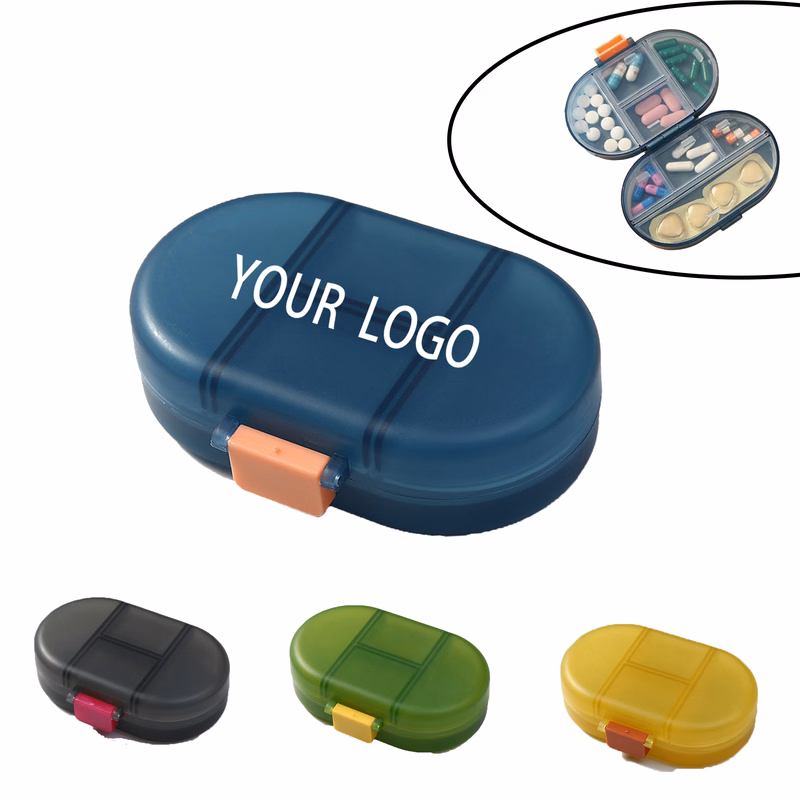 MOQ 20 PCS Compact Pill Storage Container