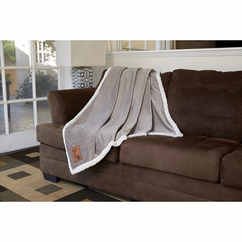 Herringbone Lambswool Throw