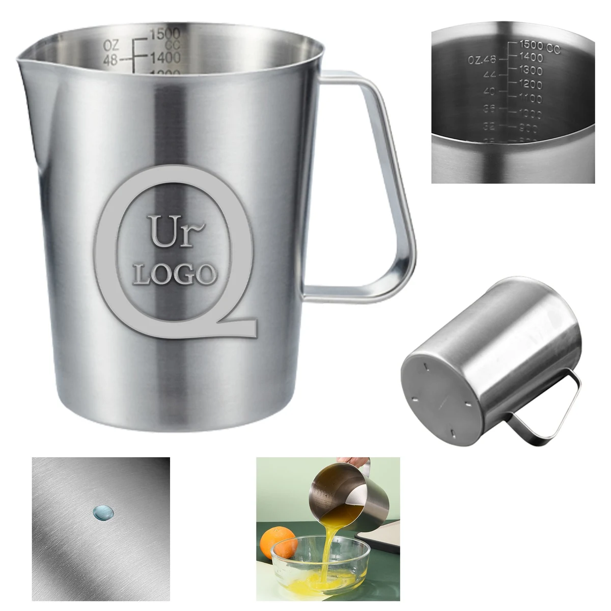 50 Oz Metal Measuring Pitcher 1