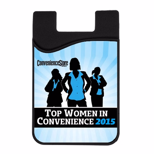 Silicone Cell Phone Wallet with Screen Cleaner
