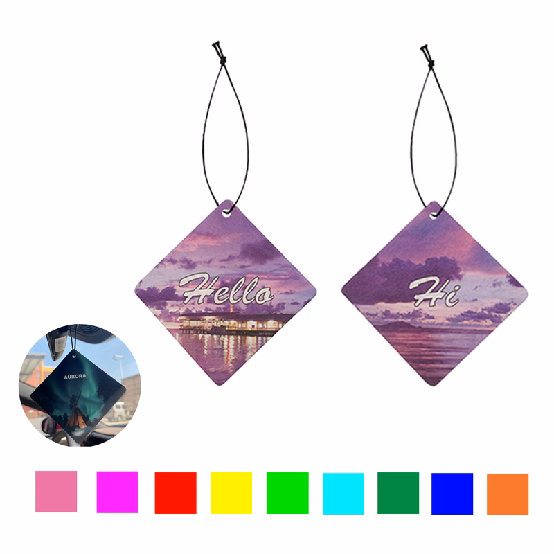 Custom Full Color Printed Air Freshener