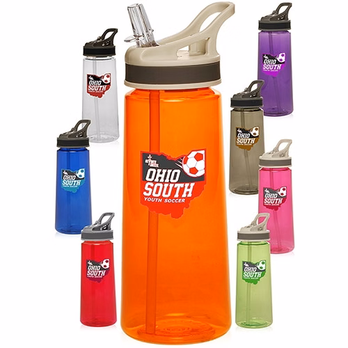 22 oz Tritan Plastic Sports Bottle